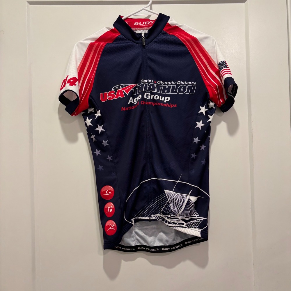 Rudy Project USA Triathlon Age Group National Championships Cycling Jersey M